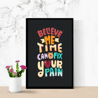 Inspirational Poster "Believe me"