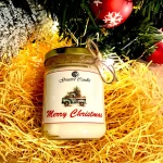 Χριστουγεννιάτικο Αρωματικό Κερί Σόγιας Merry Christmas