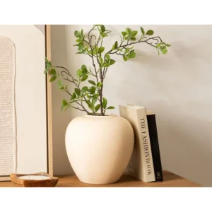 ΔΙΑΚΟΣΜΗΤΙΚΆ ΓΙΑ ΡΆΦΙ & ΤΡΑΠΈΖΙ VASE CRMQ BOULE RILY BEIGE H22