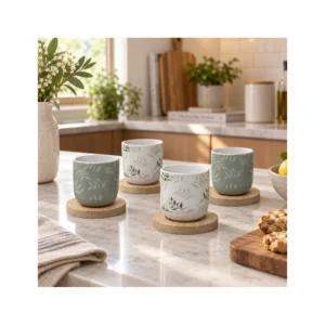 ΚΟΎΠΕΣ COFF 4ESP CUP FLORAL GREEN13CL 173750