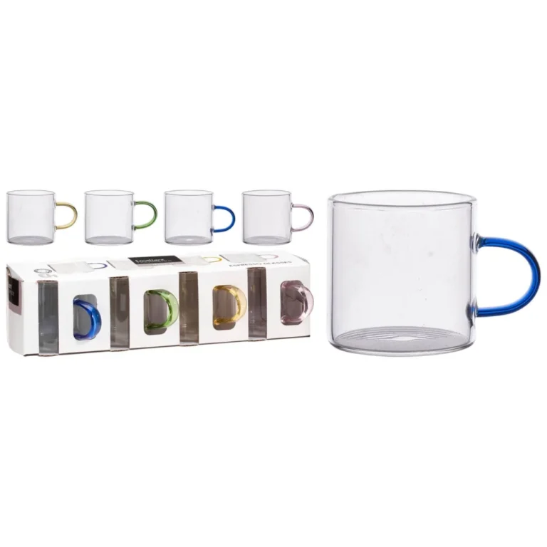 Σετ Ποτηριών Espresso Γυαλί (Σετ 4τμχ) 101005170 Clear Box37211 The Netherlands