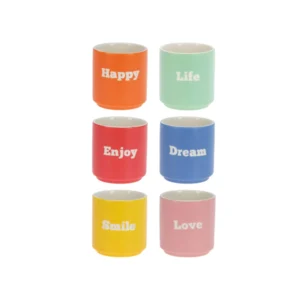 ΚΟΎΠΕΣ MUG NEW BONE PORCELAIN 6PCS Q80000990
