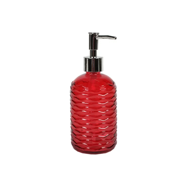 Ντισπένσερ Μπάνιου Γυαλί 61161 Φ7.5x19cm Red Keskor